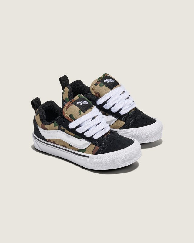 Tênis Knu Skool Kids Camo Black Green Infantil