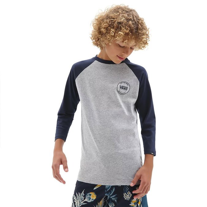 Camiseta Authentic Checker Raglan Infantil