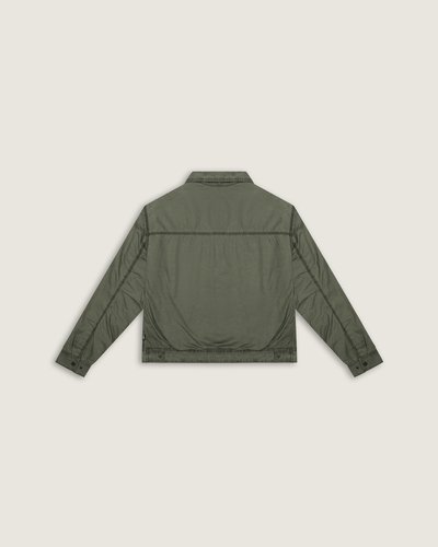 Jaqueta Lx Cotton Poplin Station Obsidian Fern | Vans