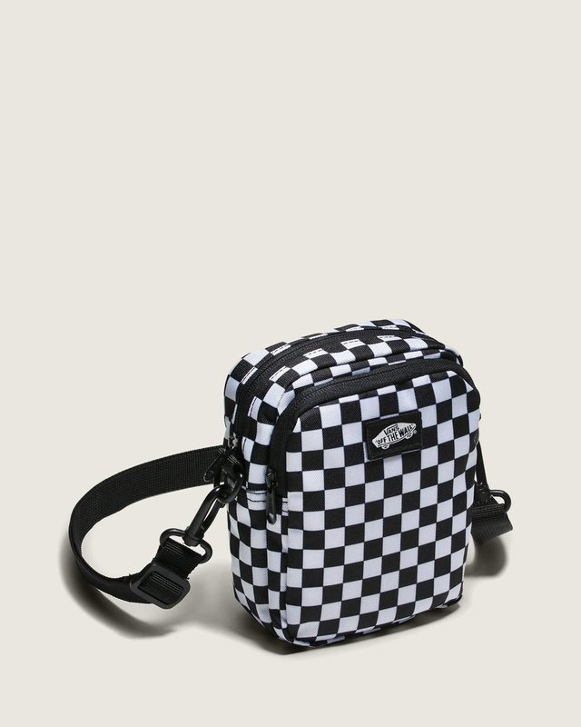 Bolsa Go Getter Crossbody Black White Checkerboard