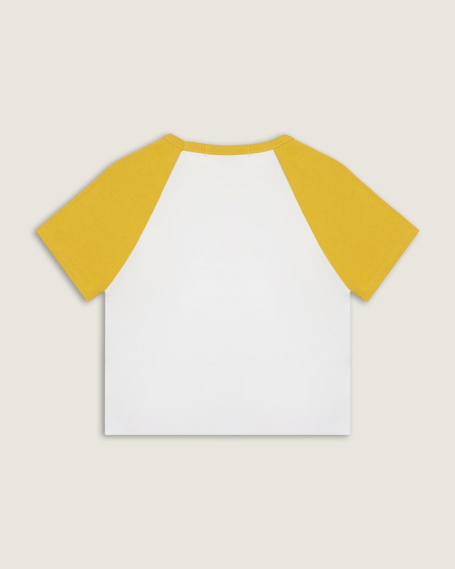 Camiseta Manga Curta Baby Tee Spicy Mustard