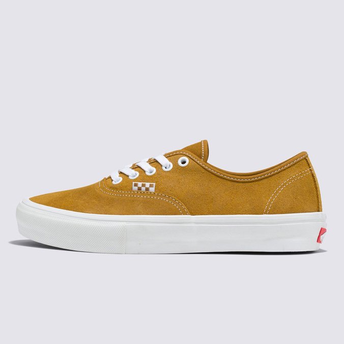 Tênis Skate Authentic Leather Golden Brown