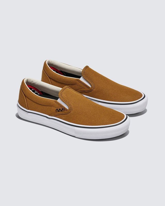 Tênis Skate Slip-On Duck Canvas Gb Golden Brown
