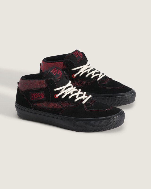 Tênis Skate Half Cab Halloween Saw Red Black