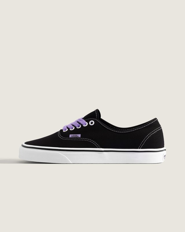 Tênis Authentic Terry Lace Black Soft Orchid