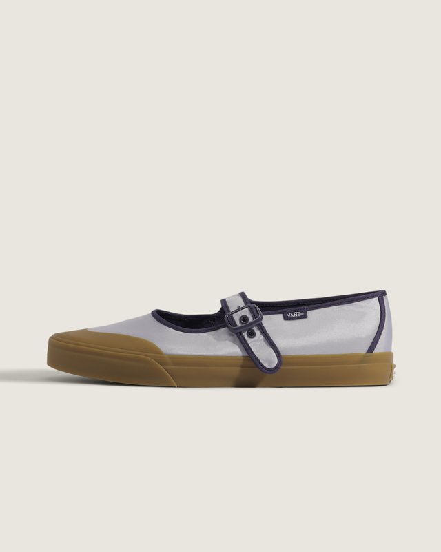 Tênis Mary Jane Nyalon Nylon Purple Black