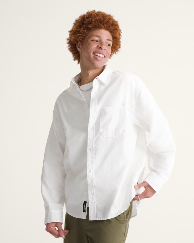 Camisa Manga Longa Lawson Solid Oxford White