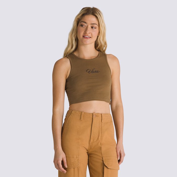 Regata Small Staple Fitted Crop Upland Sepia