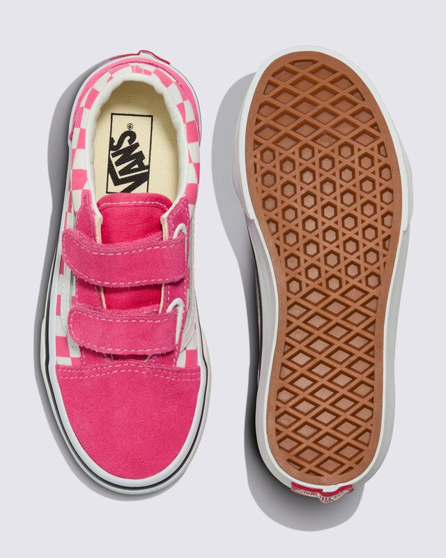 Tênis Old Skool Checkerboard Honeysuckle Infantil