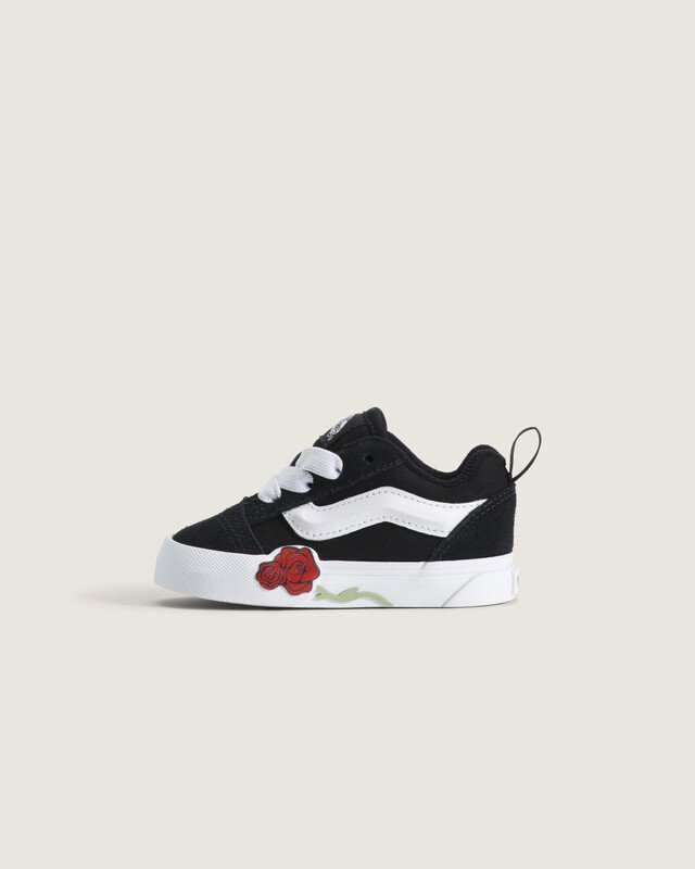 Tênis Knu Skool Rose Black White Infantil Toddler