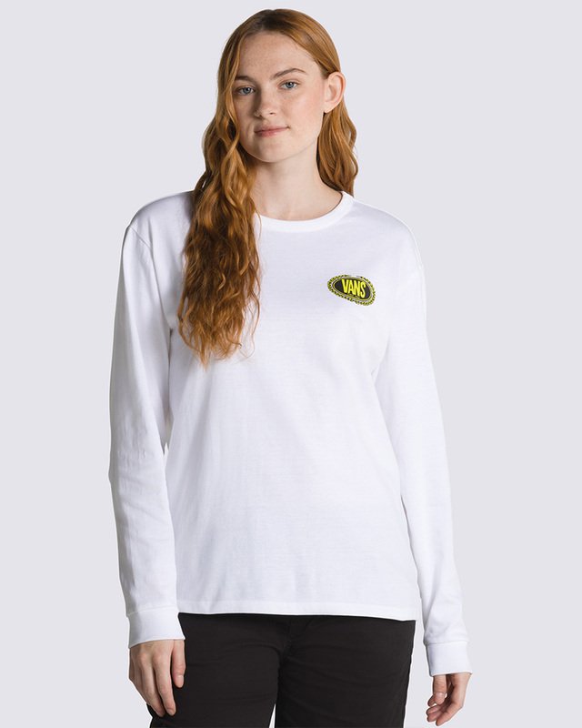 Camiseta Emblem Skate Classics Otw Ls Sk8 Weareaway White