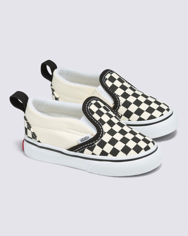 Tênis Slip-On V Infantil Black White