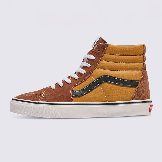 Tênis Sk8-Hi Suede Pop Canvas Brown Multi