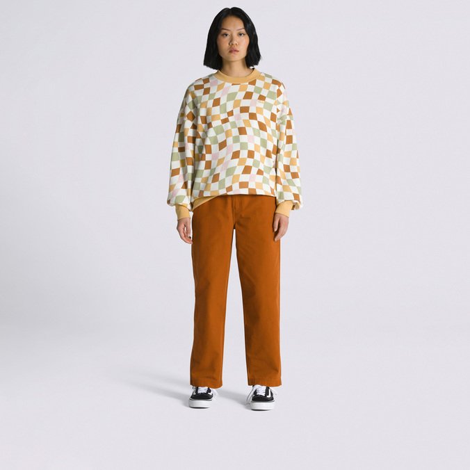Calça Ground Work Ginger Bread Checkerboard