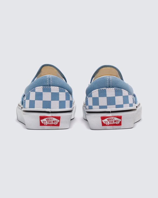 Tênis Slip-On Checkerboard Dusty Blue
