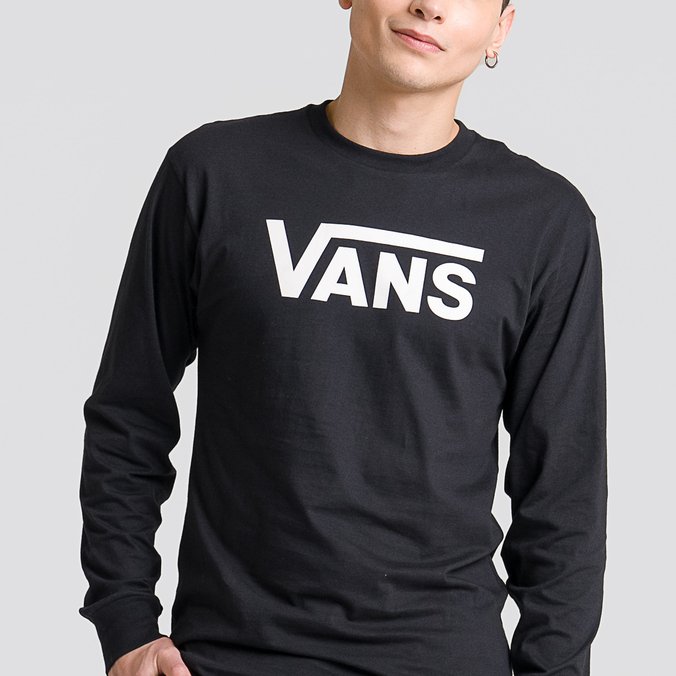 Camiseta Vans Classic Black White