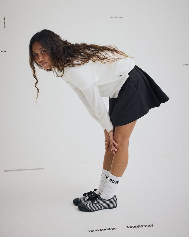 Tênis Authentic Premium Prima Gingham Black
