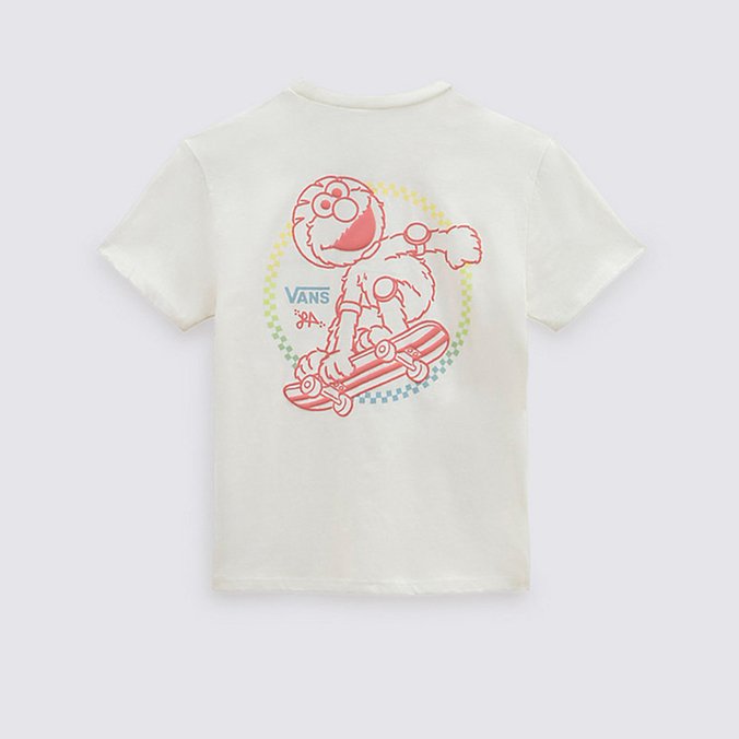 Camiseta Crew Ss Infantil Lizzie X Vila Sesamo Marshmallow