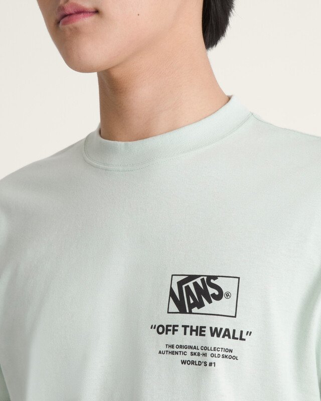 Camiseta Manga Curta Stacked Hi Dusty Mint