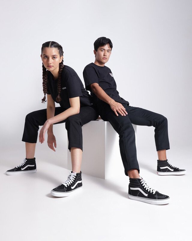 Tênis Sk8-Hi Black White