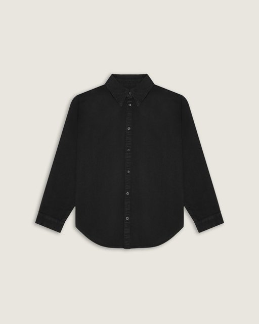 Camisa Ls Gillian Overdyed Button Down Black | Vans
