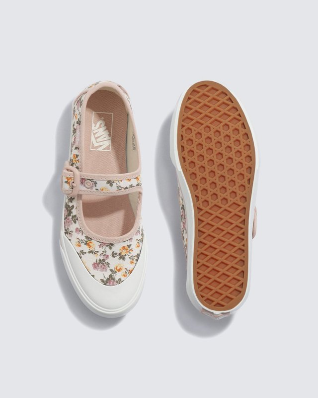 Tênis Mary Jane  Romantic Floral Pink Multi Infantil