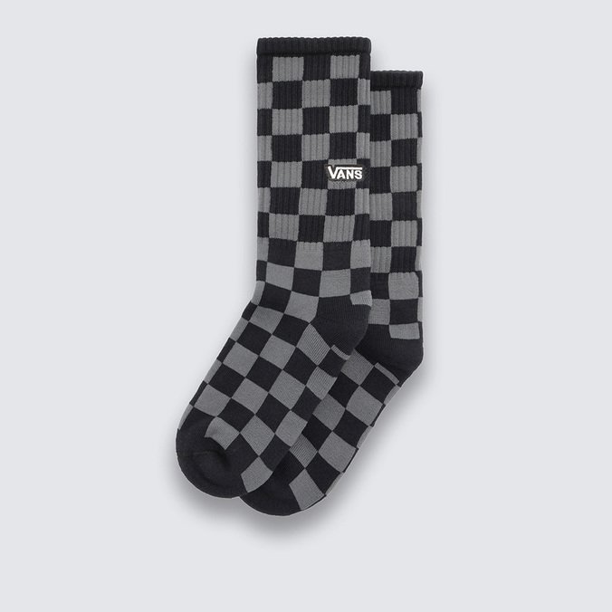 Meia Classic Checkerboard Crew Infantil By (1-6) Black
