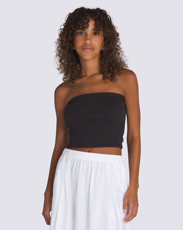 Camiseta Drew Rib Tube Top Black