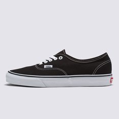 <p>Nascido em Anaheim, Califórnia, em 1966, o Authentic é o estilo tradicional original da Vans. Originalmente conhecido como Vans #44 Deck Shoes, o Authentic se tornou um ícone cult imediato e incorpora nossa atitude “Off The Wall” desde então. Construído com um perfil simples com cadarço, o Tênis Authentic Black é um clássico que mantém viva a vibe old skool. Com cabedal em lona resistente na cor preta, apresenta vira lateral de borracha na cor branca, ilhós de metal e o solado emborrachado em waffle exclusivo Vans.</p>