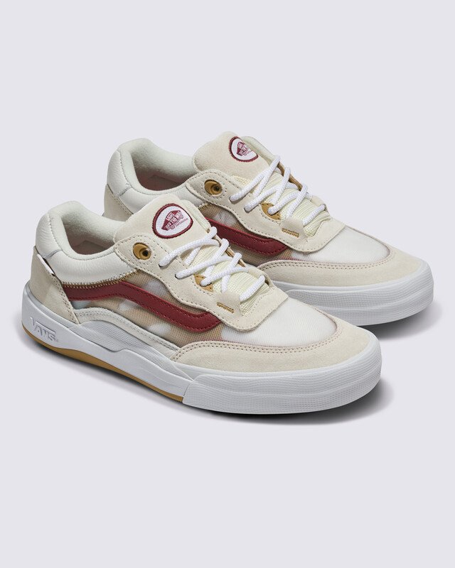 Tênis Skate Wayvee Leather Tan White