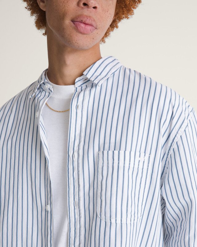 Camisa Manga Longa Lx Dobby Stripe  White