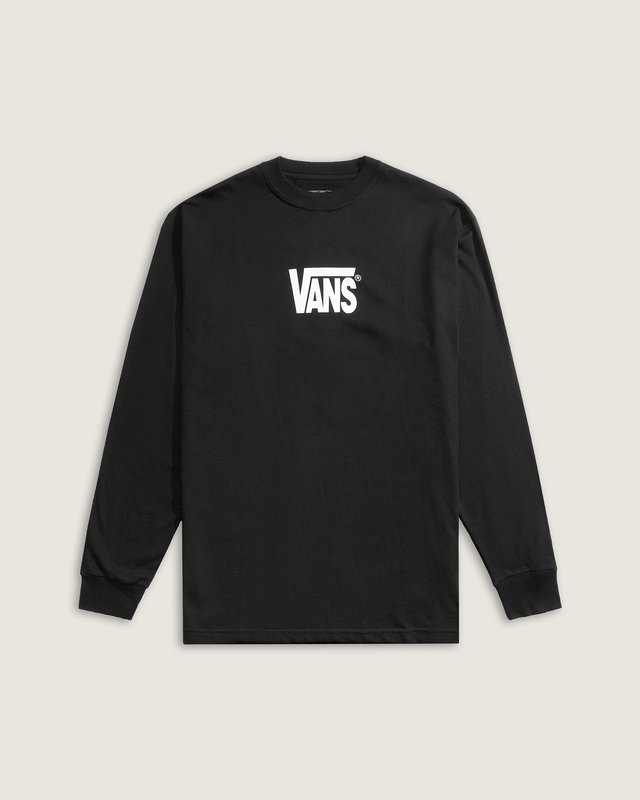 Camiseta Manga Longa Stretch Logo Black