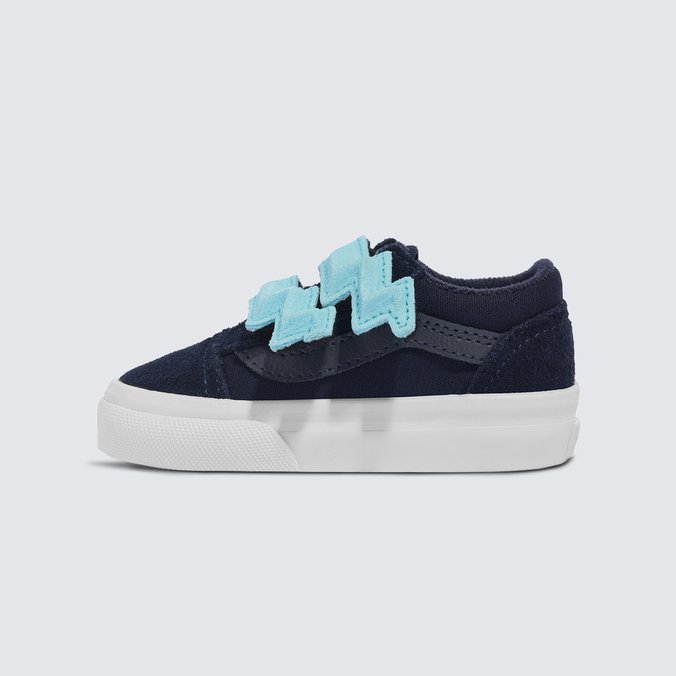 Tênis Old Skool V Glow Summer Nights Navy Infantil