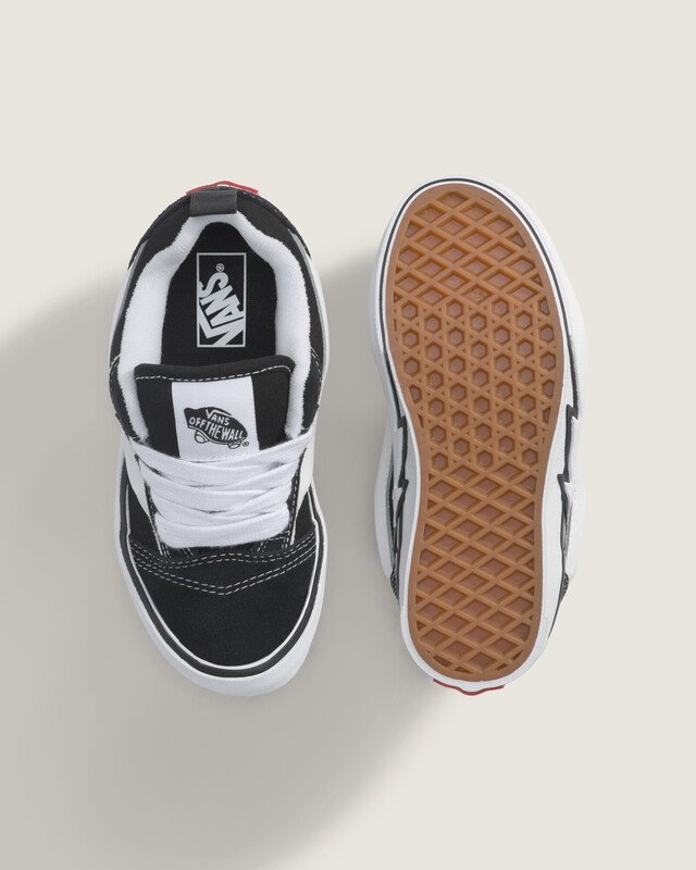 Tênis Knu Skool Black White Infantil