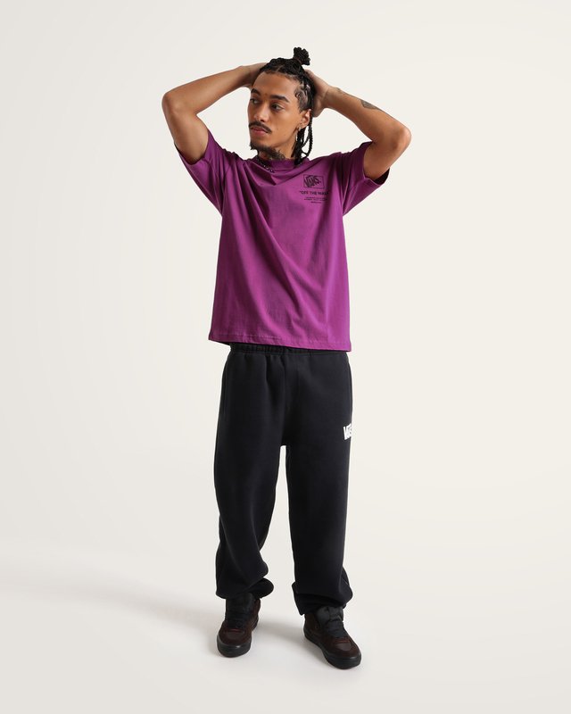 Camiseta Manga Curta Stacked Hi Mystic Mulberry