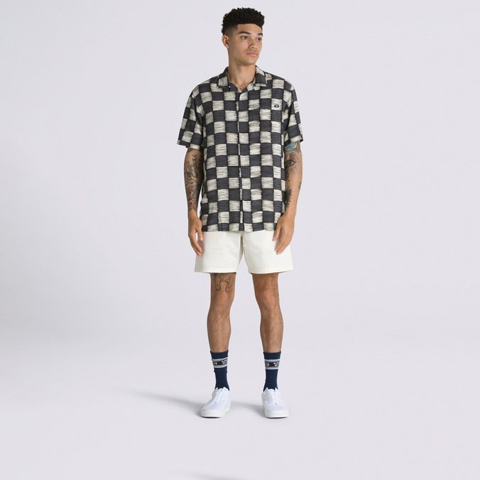 Camisa Moore Woven Ss Ultrarange Neo Vr3 Asphalt Antique White
