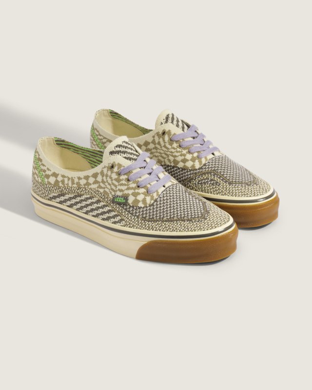 Tênis Authentic Lx Moto Knit Beige Brown