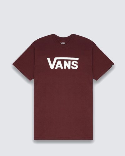Tradição e originalidade estão presentes na cultura da Vans desde 1966. A personalidade e estilo inconfundível se destacam em todos os seus clássicos. A camiseta Vans Classic Ss Burgundy White masculina de manga curta na cor vinho é confeccionada em 100% algodão. Traz o logotipo original Vans “Drop V” centralizado e estampado em silk à base d’água na parte frontal. Com gola canelada, apresenta costura reforçada nos ombros e etiqueta tecida com assinatura Vans aplicada na manga. Autenticidade Vans para todos os momentos.