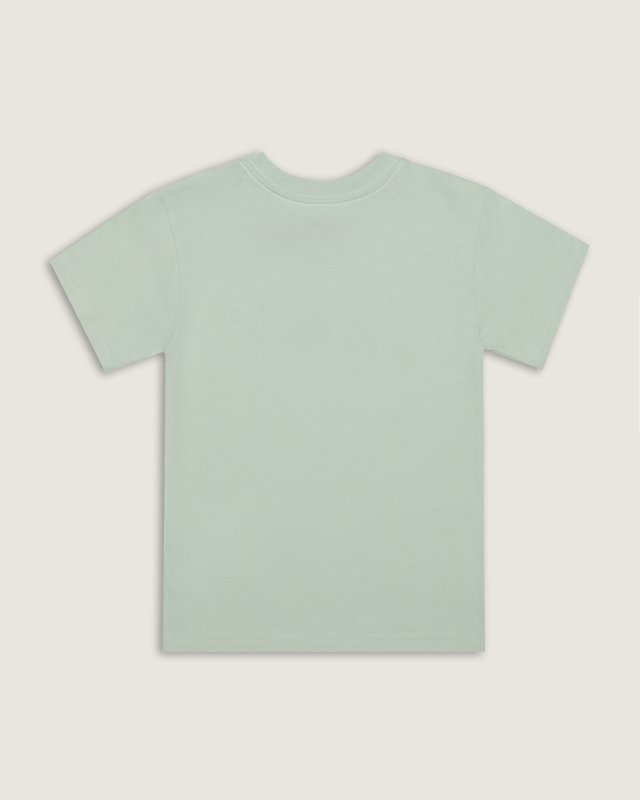 Camiseta Ss Archived Logo Woven Check Frosted Mint Infantil
