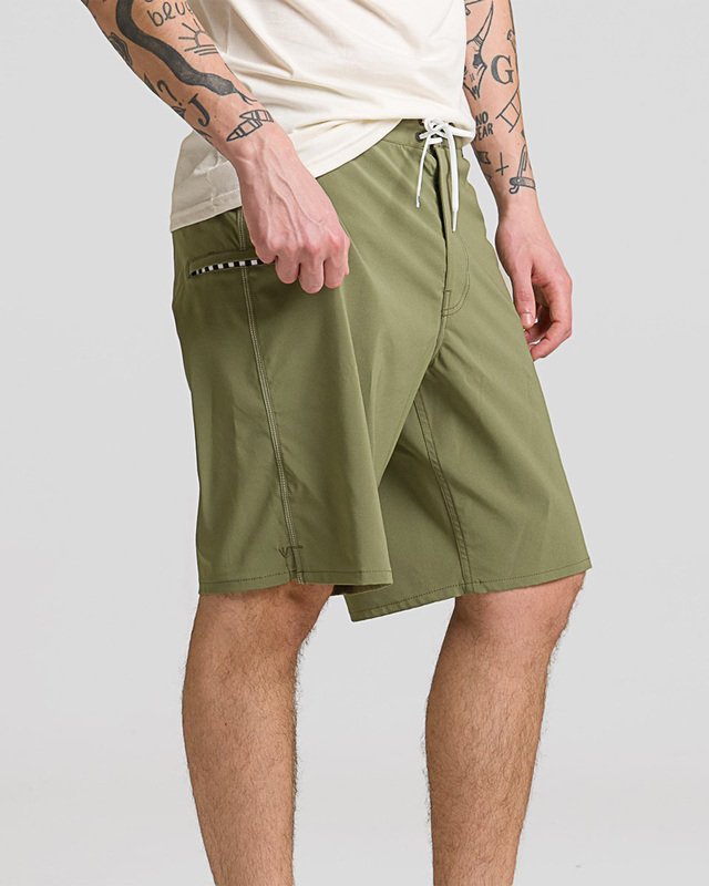 Boardshort The Daily Solid Olivine