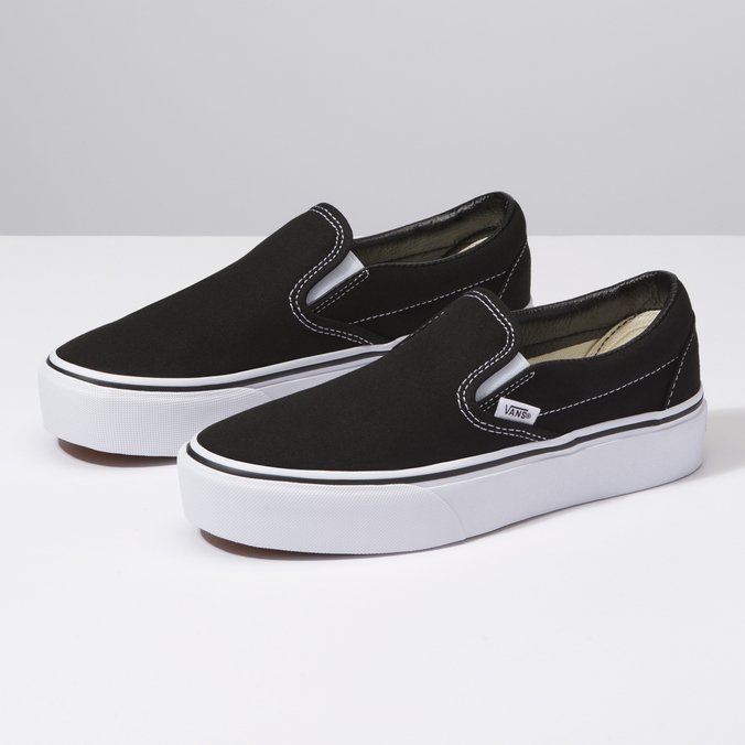 Tênis Slip-On Platform Black