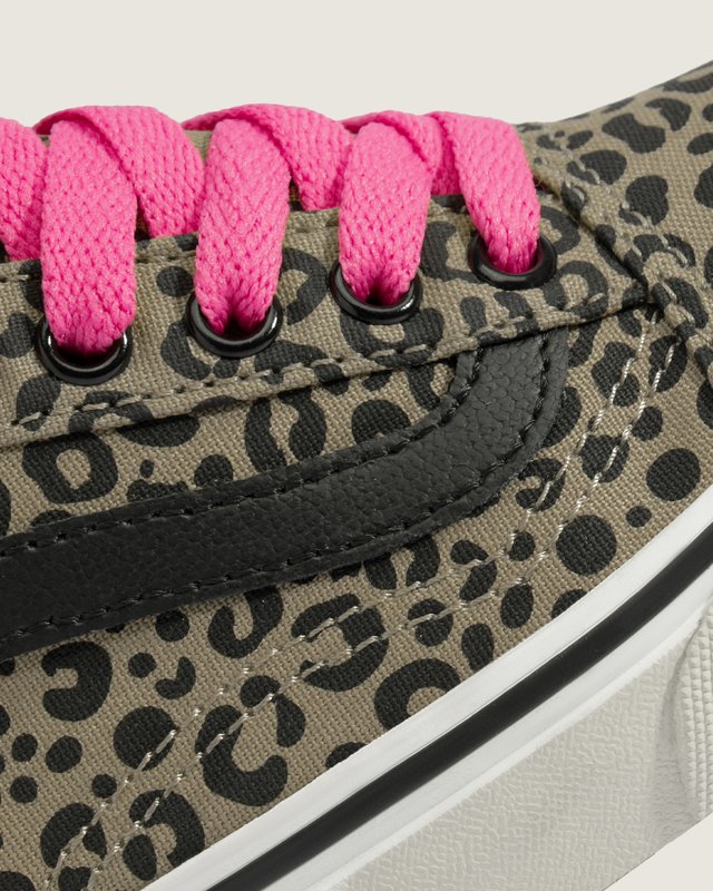 Tênis Old Skool Leopard Pink Velvet Infantil