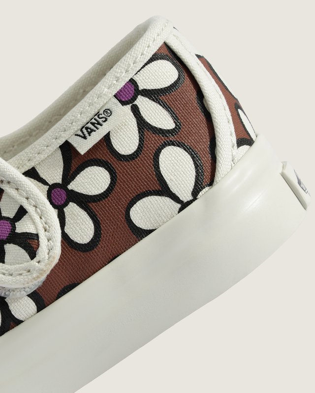 Tênis Mary Jane Painted Floral Rust Infantil