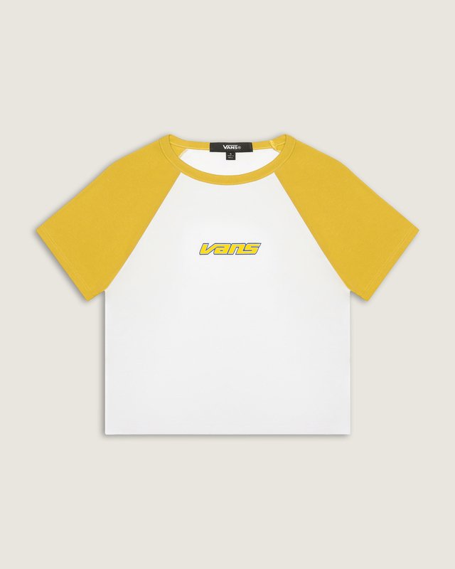 Camiseta Manga Curta Baby Tee Spicy Mustard