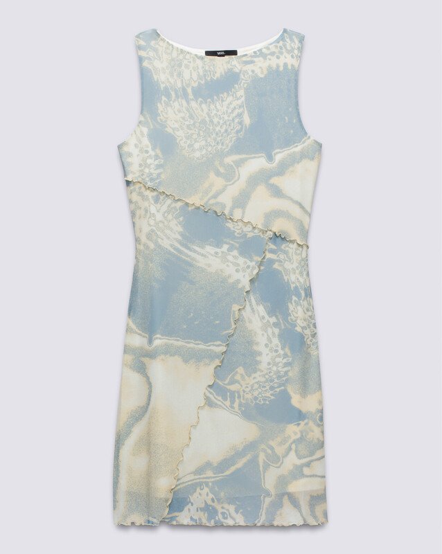 Vestido Molly Mesh Mini Dress Ss Banana Cream