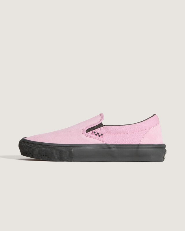Tênis Skate Slip-On Pink Black
