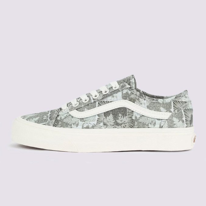 Tênis Old Skool Tapered Fern Checkerboard Olive Green