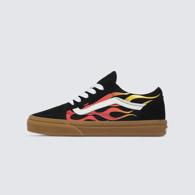 Tênis Old Skool Flame Black Gum Infantil