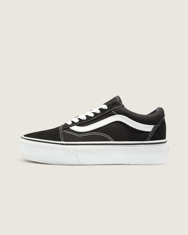 Tênis Old Skool Plataforma Black White