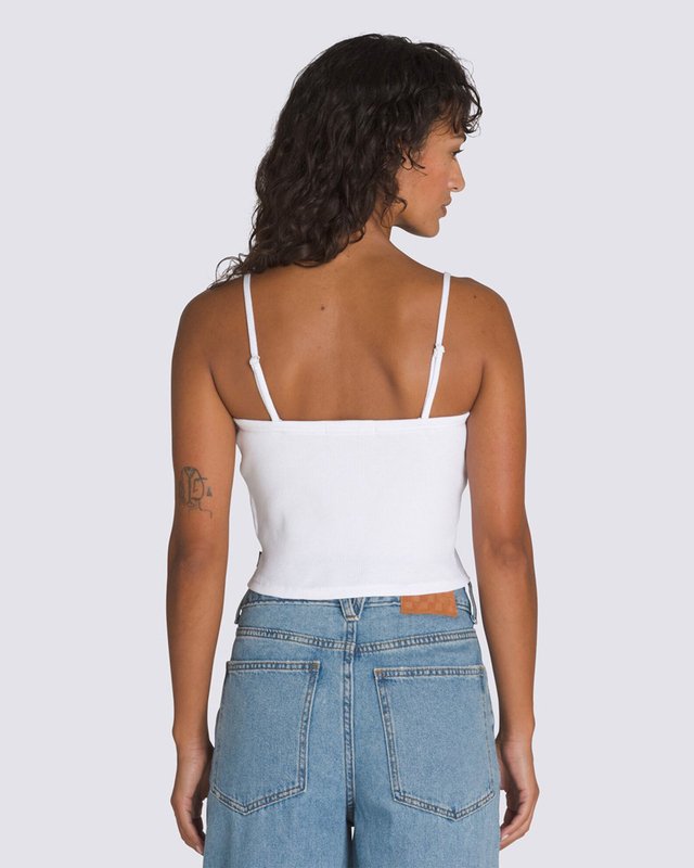 Camiseta Drew Rib Tube Top White